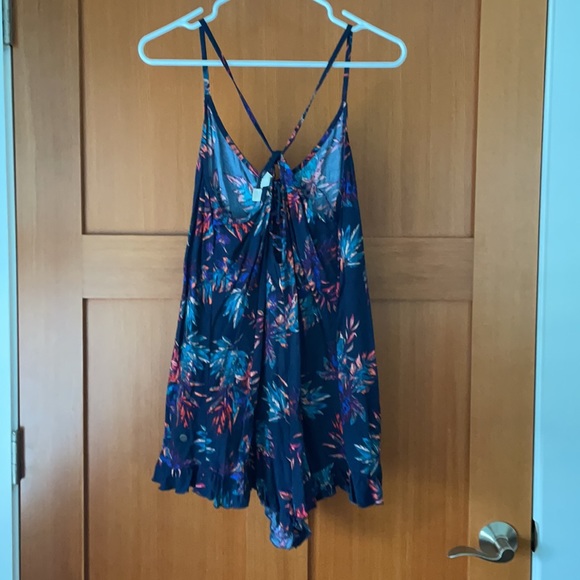American Eagle Beachy Flower Romper - Picture 2 of 3